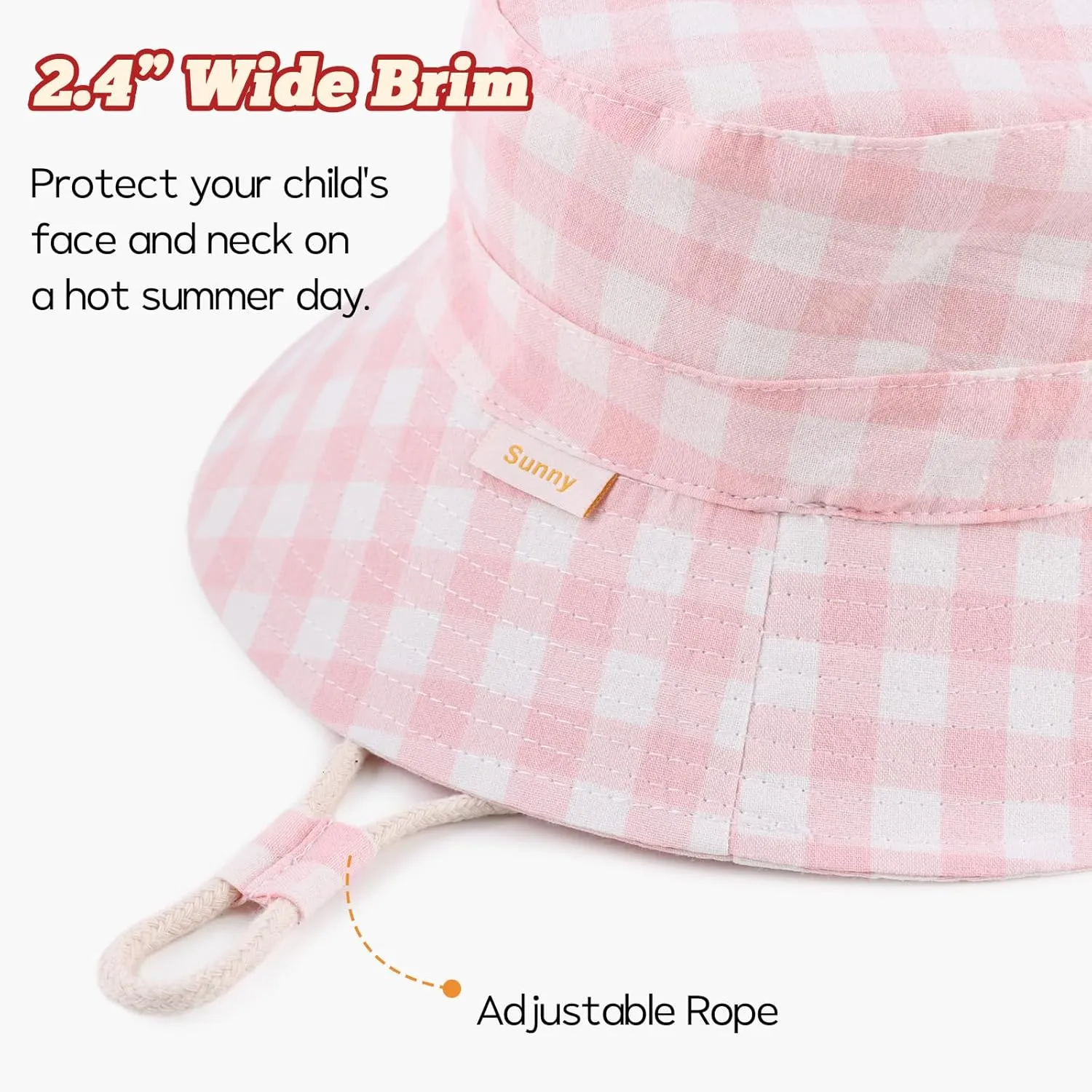 Bamery Baby Toddler Girls Bucket Hat Newborn Sun Hats for Boys Classic Infant Summer UV Protection Hats Kids Beach Cap