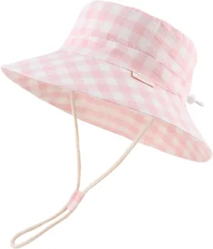 Bamery Baby Toddler Girls Bucket Hat Newborn Sun Hats for Boys Classic Infant Summer UV Protection Hats Kids Beach Cap
