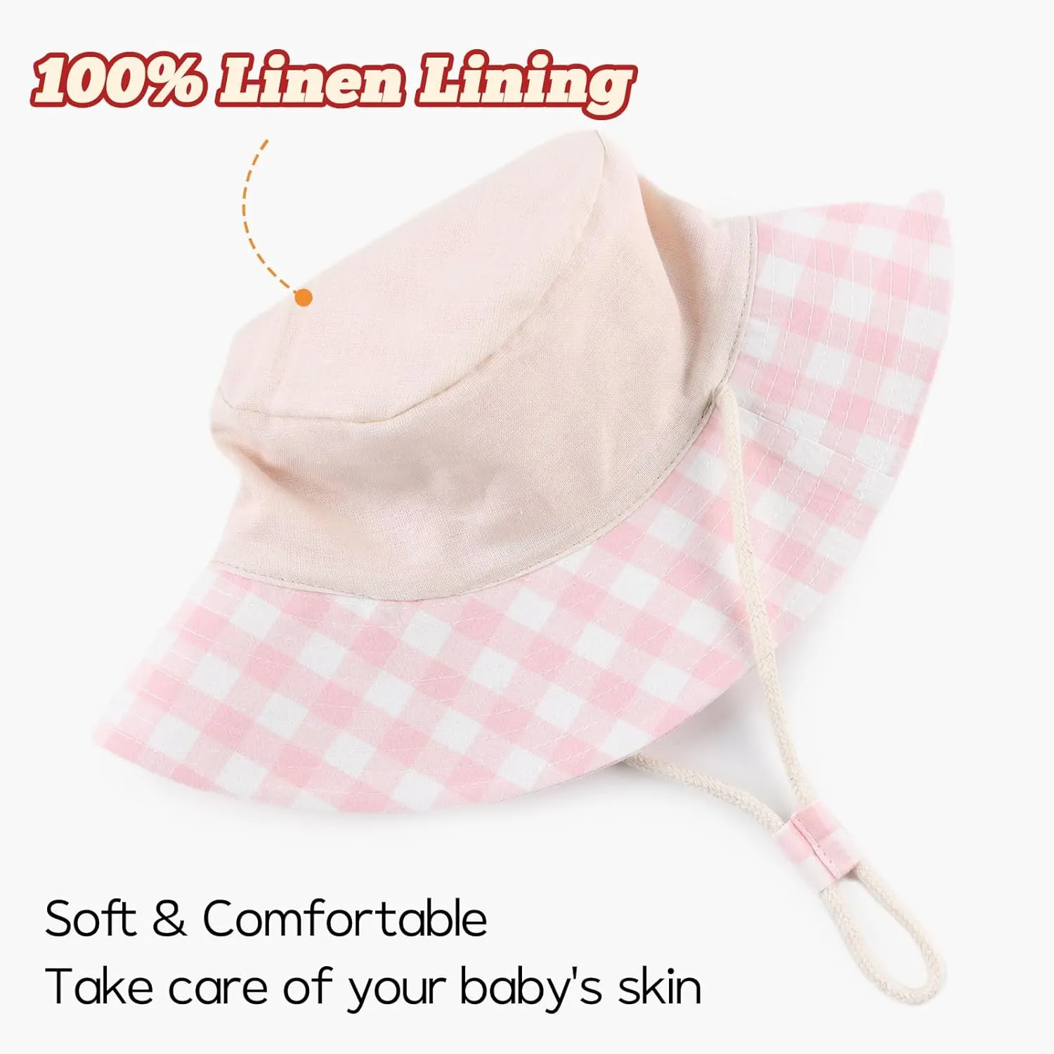Bamery Baby Toddler Girls Bucket Hat Newborn Sun Hats for Boys Classic Infant Summer UV Protection Hats Kids Beach Cap