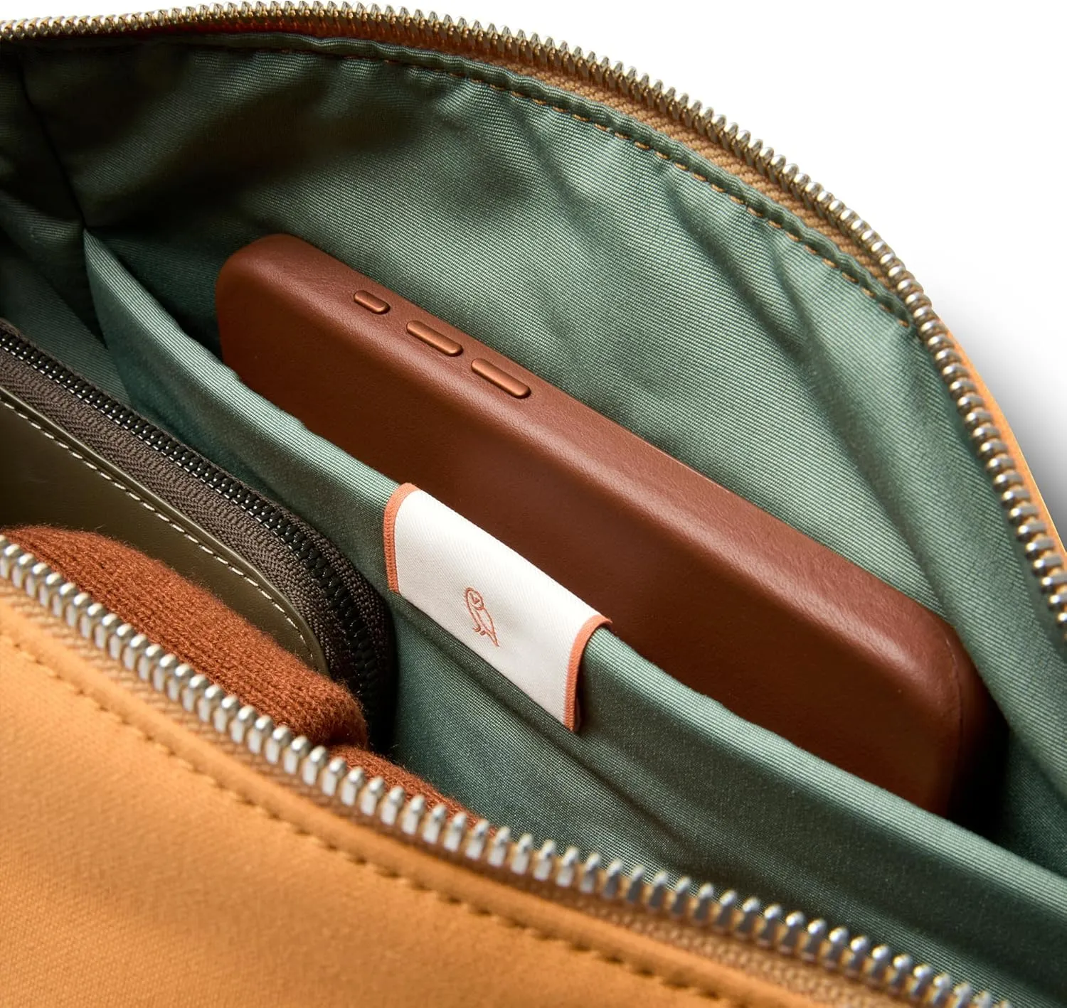 Bellroy Classic Sling (everyday 7 liter minimalist crossbody bag with internal organization, adjustable crossbody strap, and auto-compression system) - Butterscotch
