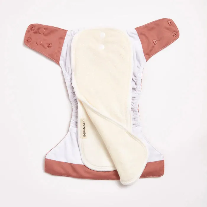 EcoNaps Modern Cloth Nappy | Terracotta