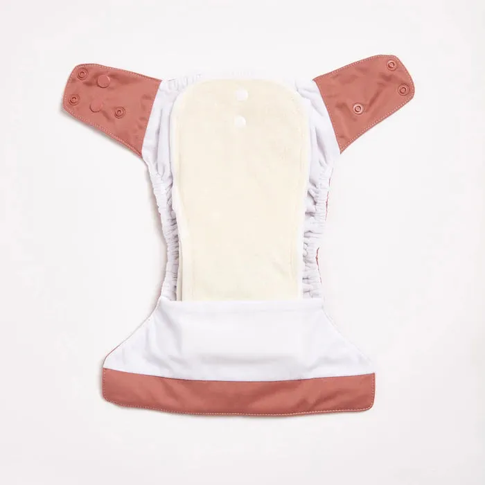 EcoNaps Modern Cloth Nappy | Terracotta
