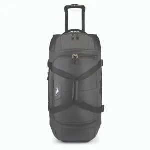 High Sierra - 71cm Fairlead drop bottom wheeled Duffle - Mercury/Black