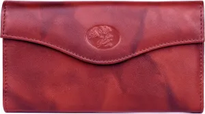 Julia Buxton Heiress Organizer Clutch Red