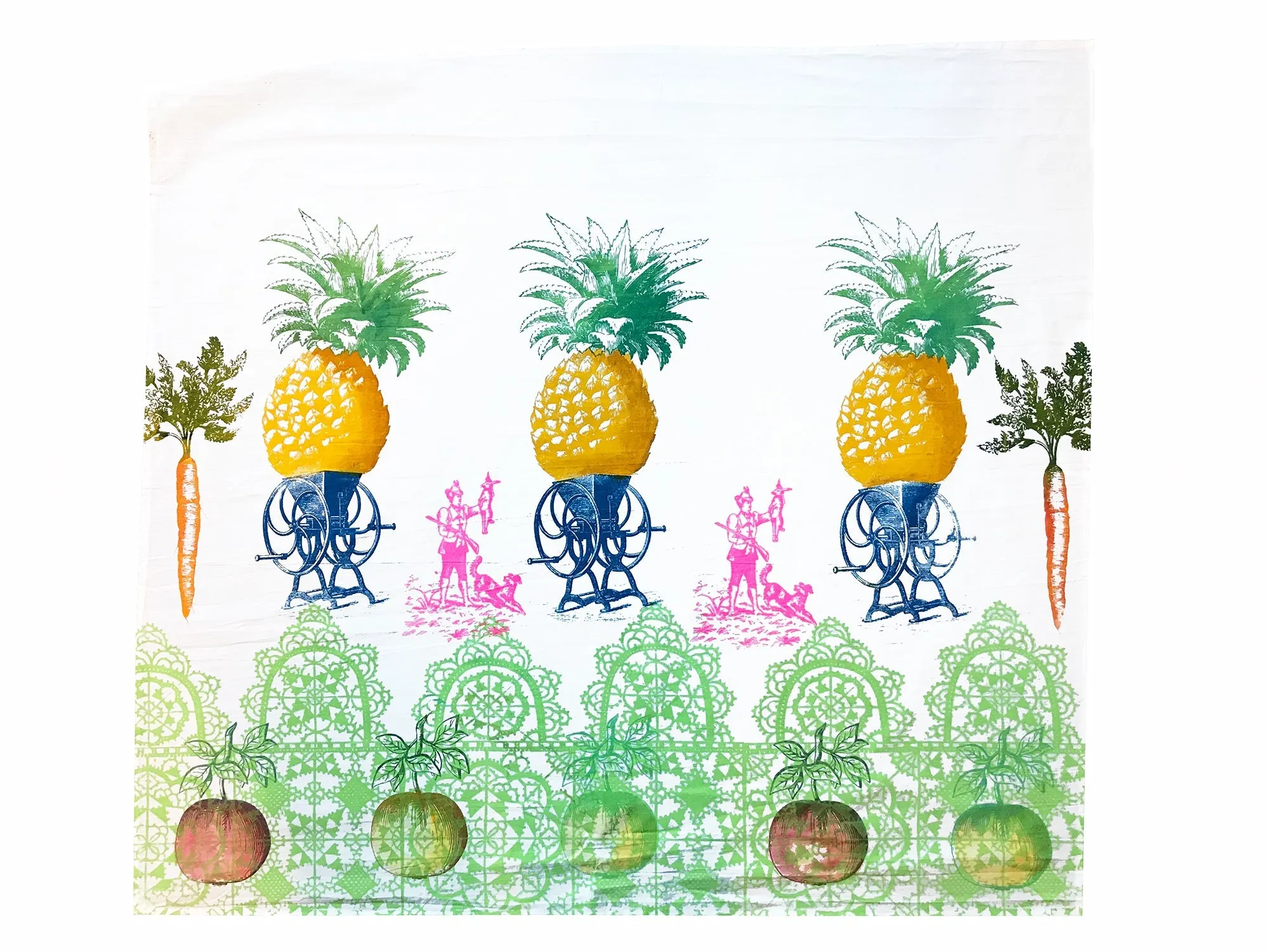Multi Prints Waist Apron