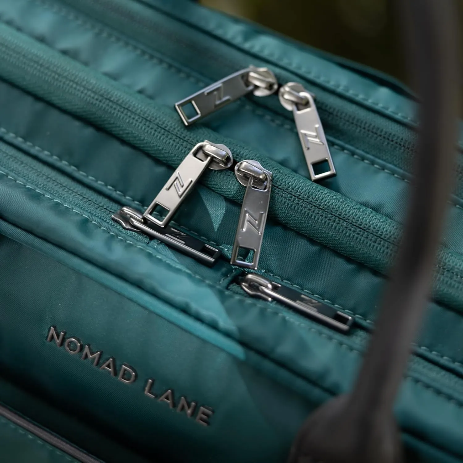 Nomad Lane The Bento Bag Carry-On Luggage Duffel Bag, Durable & Lightweight Suitcase. Personal Item Weekender Overnight Travel Bag for Men & Women, Pine Green