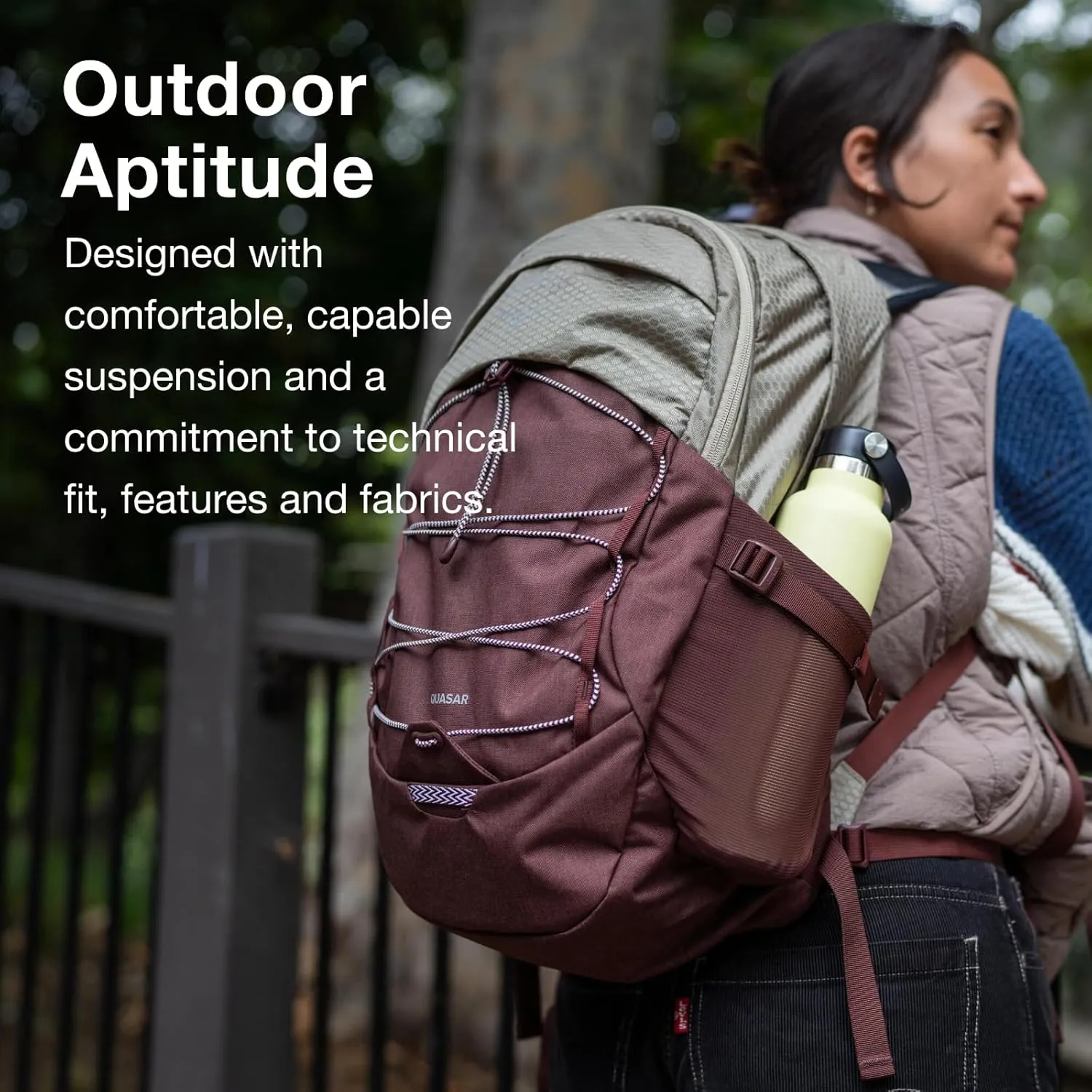 Osprey Quasar Commuter Backpack, Atlas Blue/Heather Grey