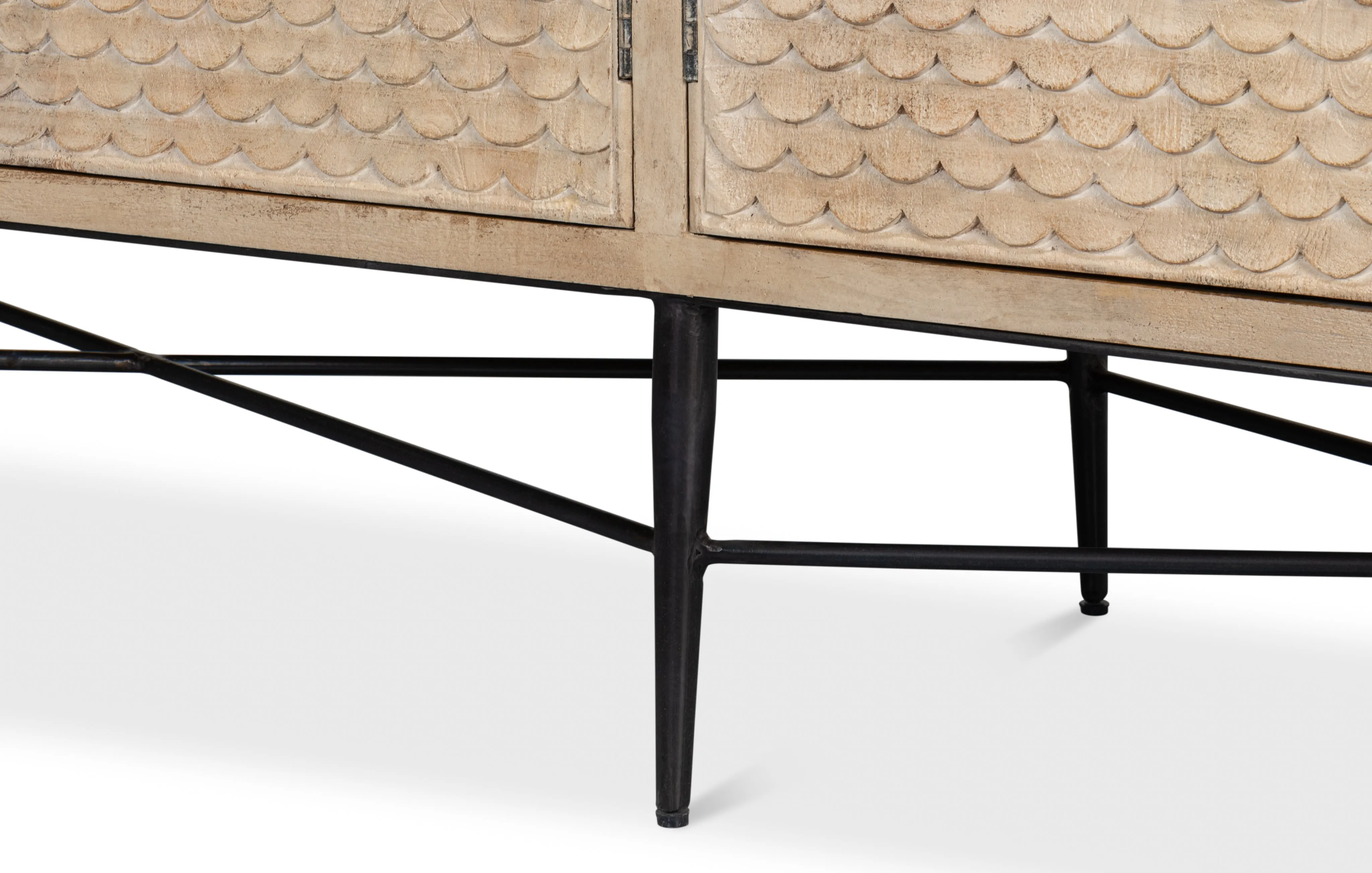 Sarreid - Archie Four Door Sideboard - Tan - Traditional