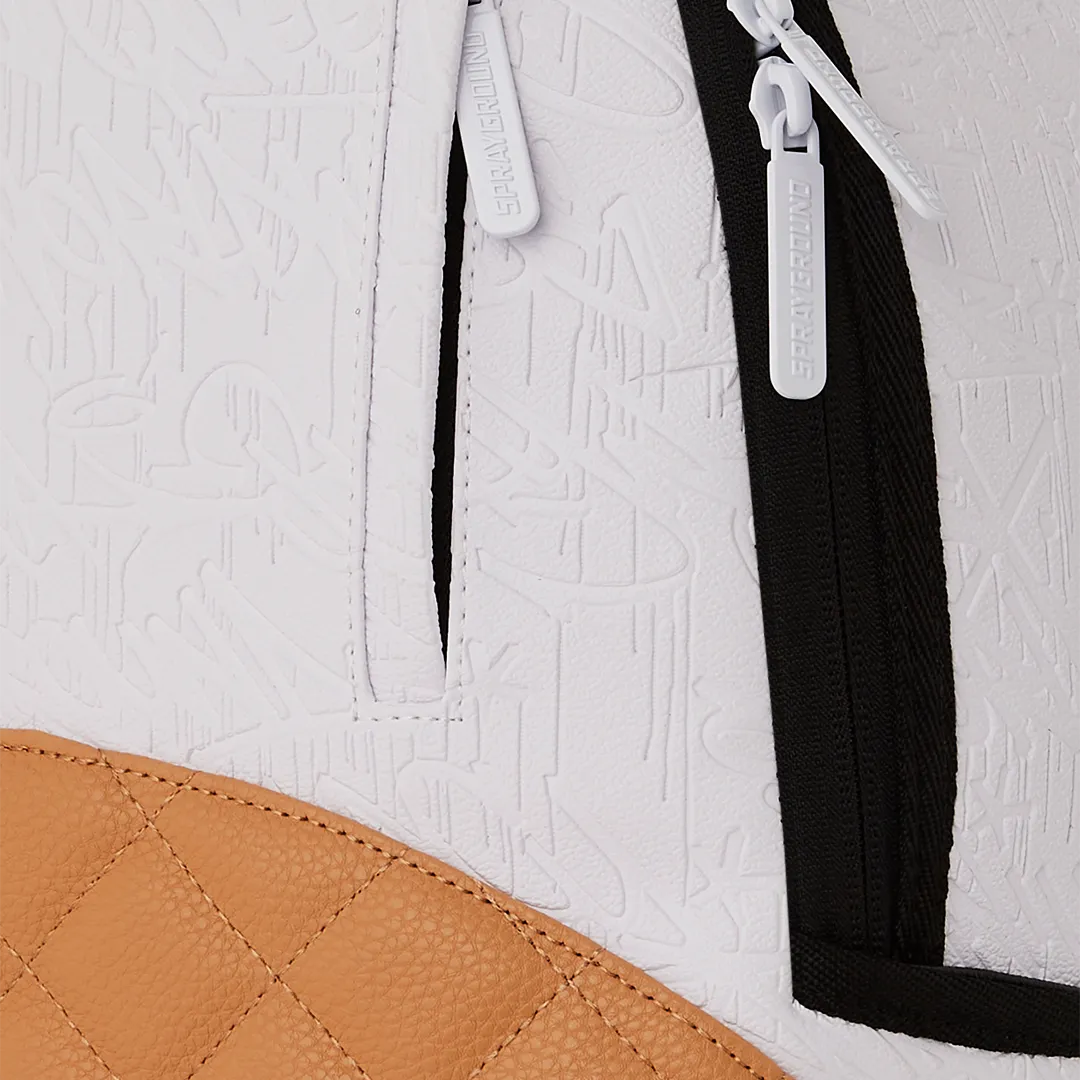 Sprayground Yokohama Backpack - White / Brown