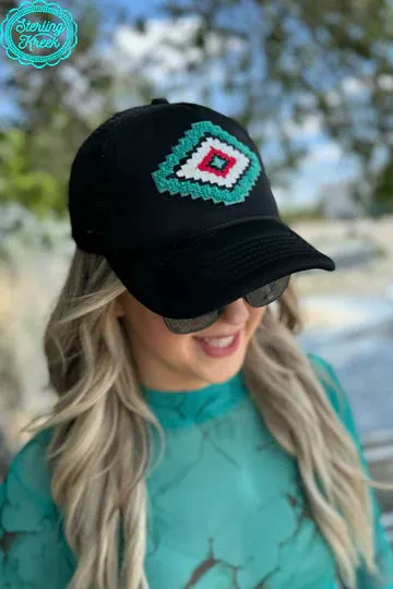 STERLING KREEK THE RAMBLER TRUCKER HAT - BLACK OR RED
