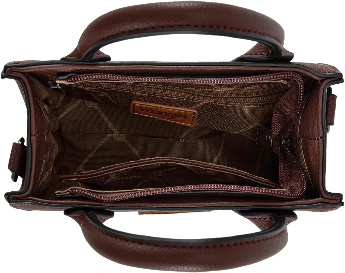 Wrangler Mini Crossbody Purse for Women Cute Small Tote Bag Shoulder Handbag Ladies Top Handle Satchel with Adjustable Strap